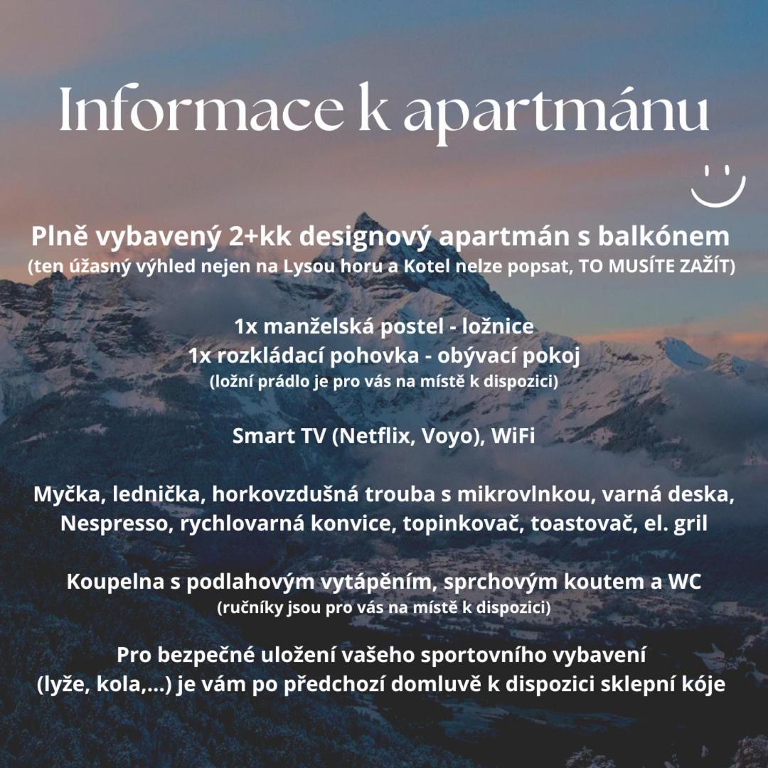 Apartman Vista Rokytnice Rokytnice nad Jizerou Eksteriør billede